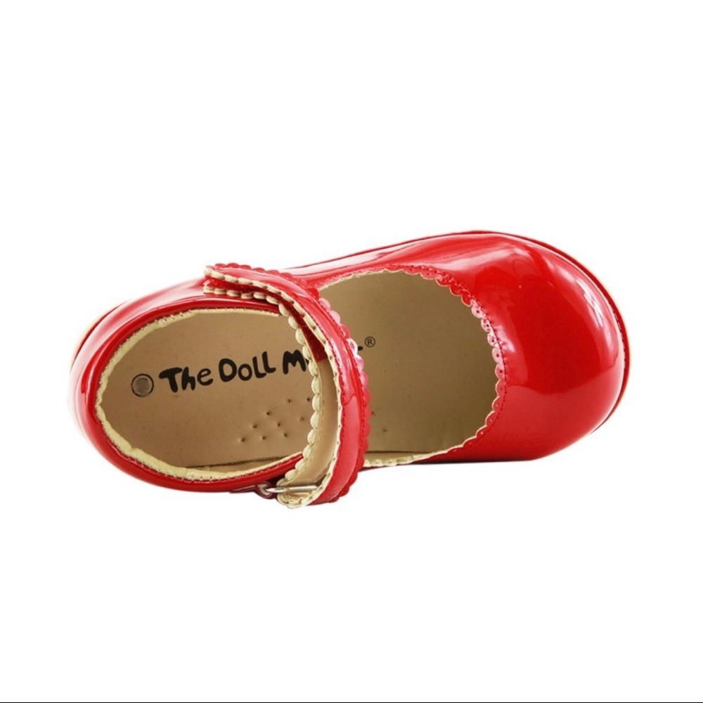 The Doll Maker Girl's Red Mary Jane Dress Shoes - Picture 3 of 6